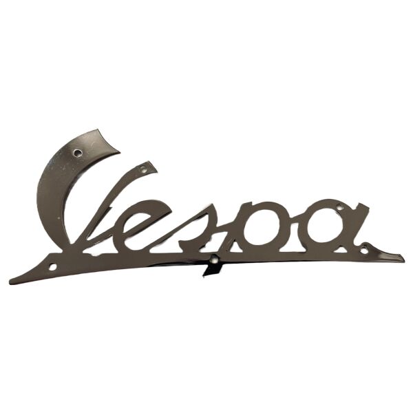 Schriftzug "Vespa" Beinschild vorne