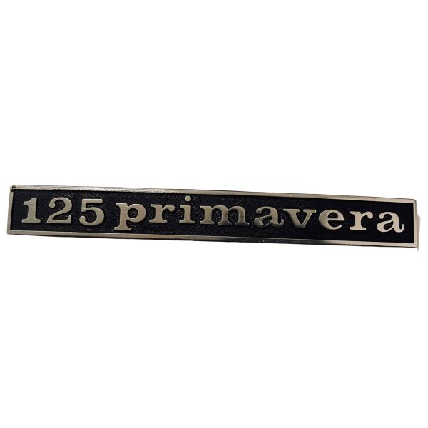 Schriftzug "125 Primavera" Heck hinten
