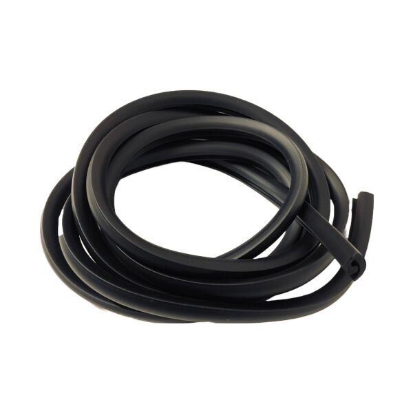 Seitenhaubengummi schmal schwarz für Vespa 8"