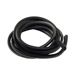 Seitenhaubengummi schmal schwarz für Vespa 8"