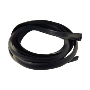 Seitenhaubengummi breit schwarz für Vespa 10"