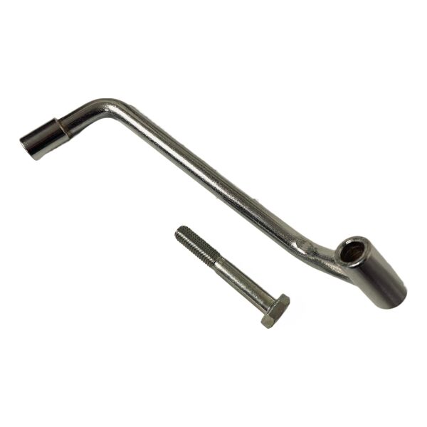 Spiegelhalter zur Montage an Lenkkopfschraube links