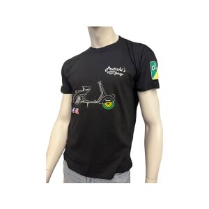 T-Shirt "Prutschis Vespa Garage" schwarz Gr. S