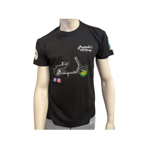 T-Shirt "Prutschis Vespa Garage" schwarz Gr. L