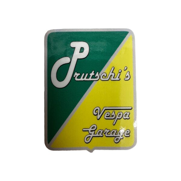 Aufkleber "Prutschis Vespa Garage" Logo