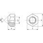 Mutter M12x1,5 mm, für Kupplung "COSA 2"
