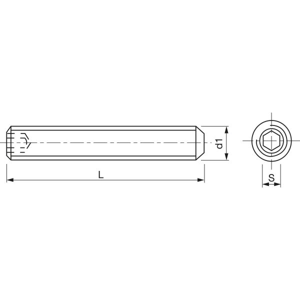 Stehbolzen M8x36 für Bremsankerplatte