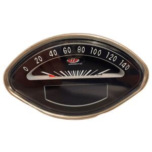 Drehzahlmesser/Tacho SIP 2.0 schwarz Muschel