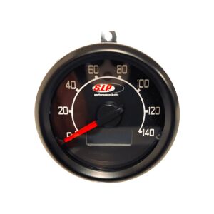 Drehzahlmesser/Tacho SIP 2.0 schwarz Rund