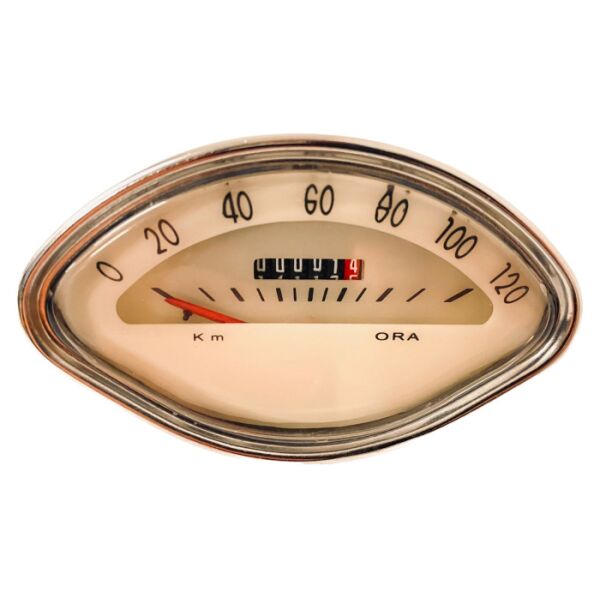 Tachometer Muschel weiß für Vespa 150/VBA/VBB/GL/150GS/160GS