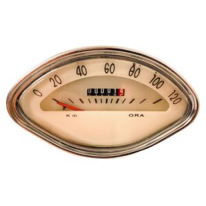 Tachometer Muschel weiß für Vespa...