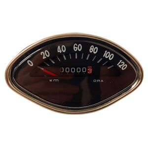 Tachometer Muschel schwarz für Vespa...